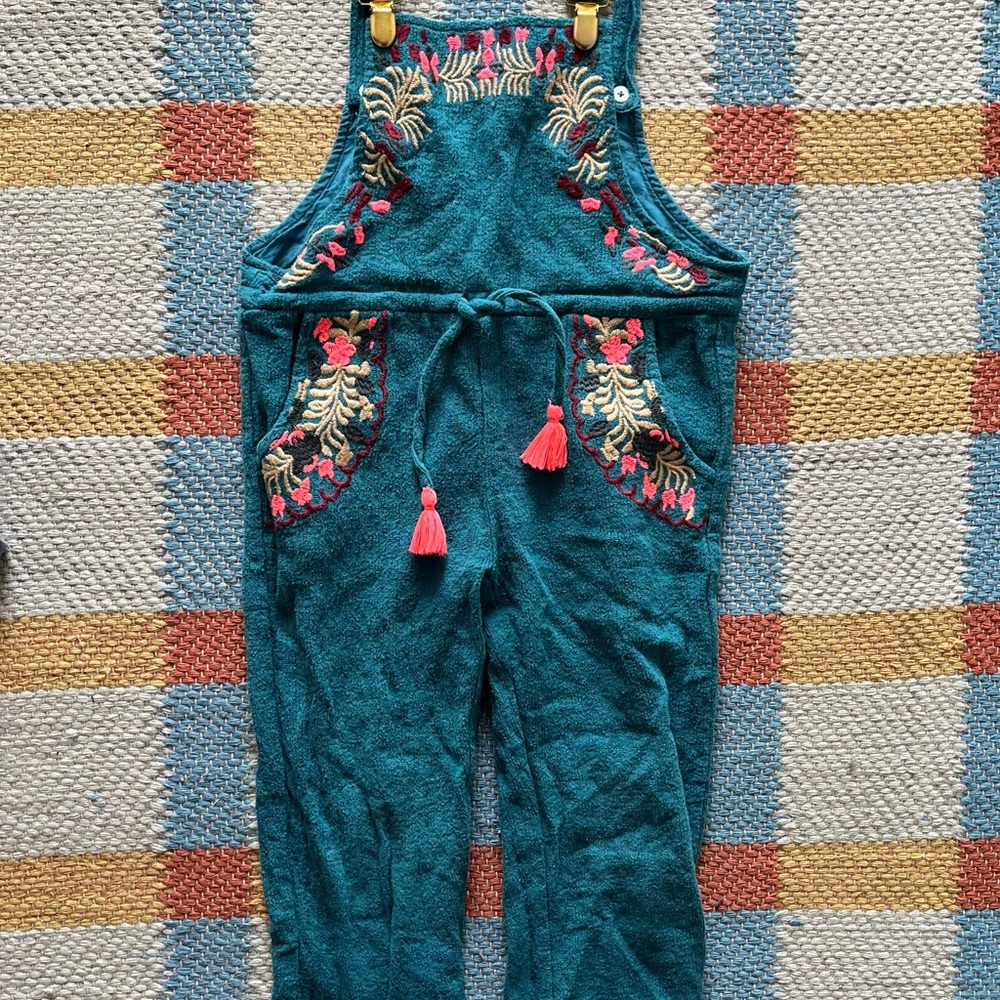 Louise Misha Overalls Austin in Peacock Size 4T